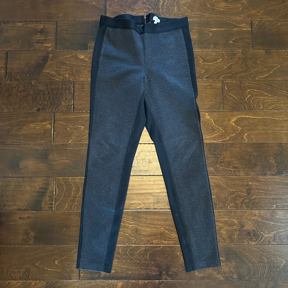 Chic Gray and Black Trousers